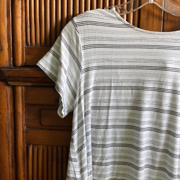 Altar’d State Short Sleeved Women’s Striped Shirt - Picture 4 of 11